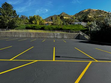 Sealcoat and Striping in Millcreek, UT.