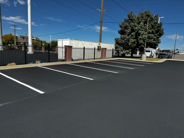 Sealcoat and Striping in Tooele, UT.