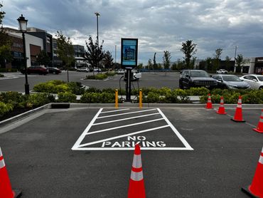 Striping in Riverton, UT.