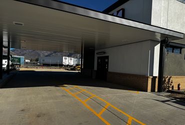 Striping for a Chick Fil A in Draper, UT.