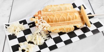 Cheese Crepe on a Stick