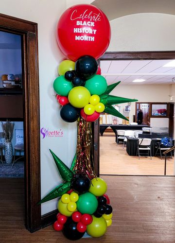 Black history month balloons. Black excellence.  Juneteenth balloons. Black lives matter. Africa pri