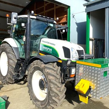 New Holland tractor.