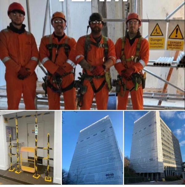 Collage of workers showing their previous work