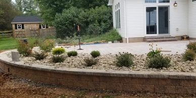Patios, retaining wall, landscape installation maintenance company Columbia, MD 21044, 21046, 21045