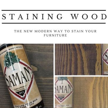 With SamaN's odorless, environmentally friendly and easy to apply product, staining wood has never b