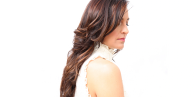 beautiful balayage salon model