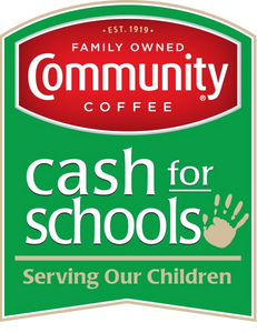 Image of the Community Coffee Cash for Schools logo.