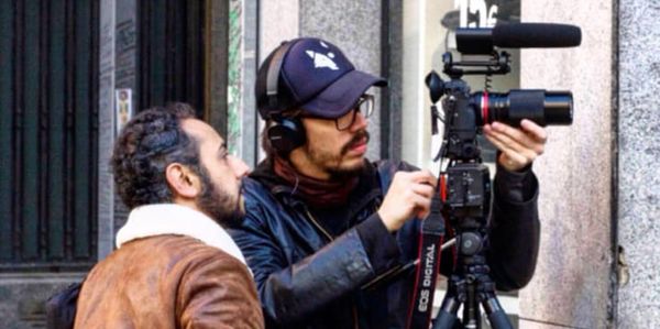 Shooting "Saturno Madrid" in Spain. 2018