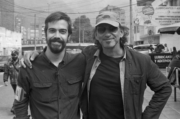 Shooting "Echo 3" with Pablo Trapero. 2021