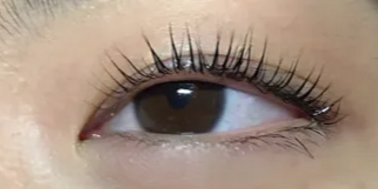 Lash lift after photo