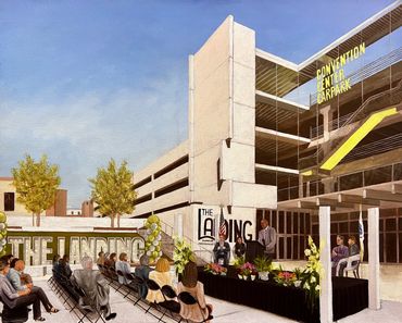 Live Event Painting Artist Erin Leigh Boughamer Aalia Haque Event Painting By Erin CT MA RI NH VT ME