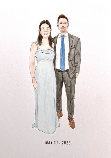 Live Guest Portraits Event Painting By Erin CT MA RI NH VT ME NY