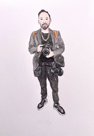 Live Guest Portraits Event Painting By Erin CT MA RI NH VT ME NY