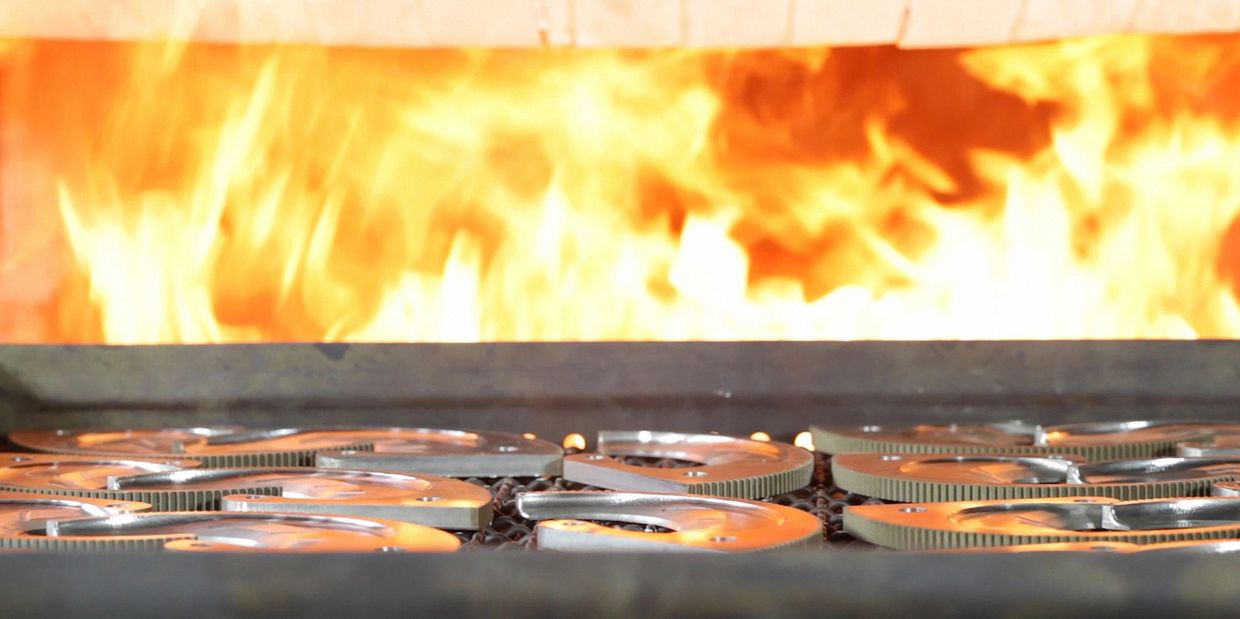 Ideal Bainitizing or Martensitic hardening processes.