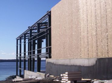 Industrial use applied to steel girts.