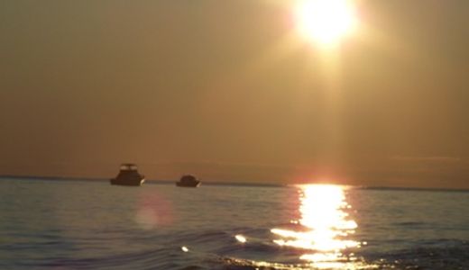 Photo of a lake Erie sunset