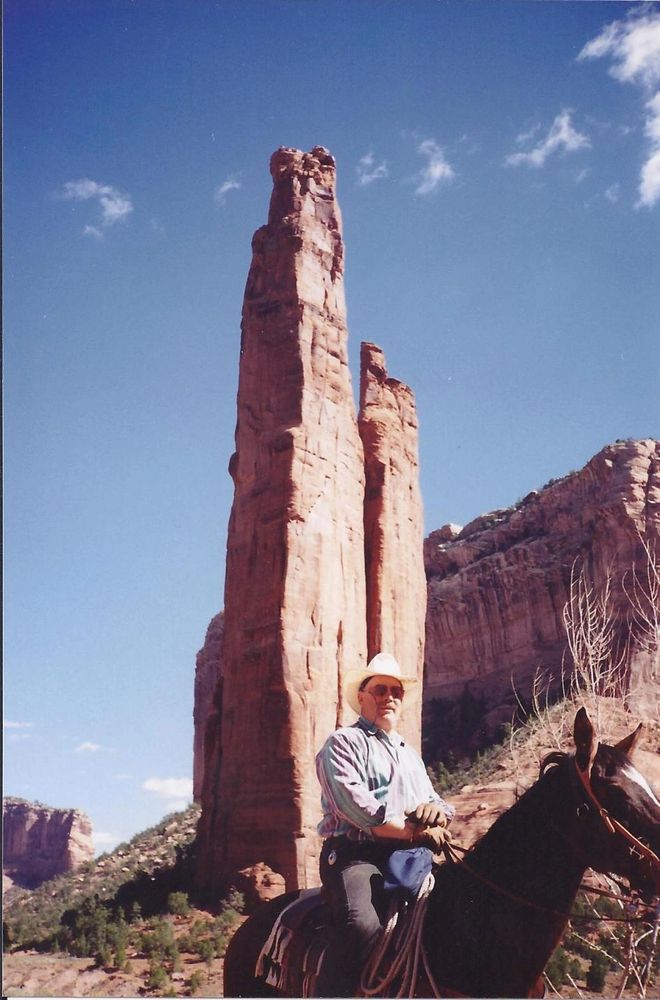        Spider Rock at Canyon de Chelly.