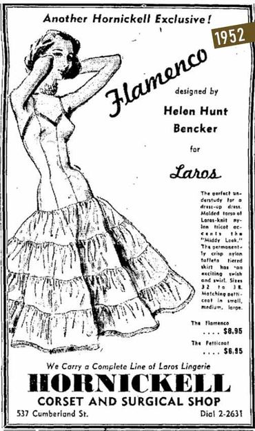 vintage Laros Flamenco petticoat