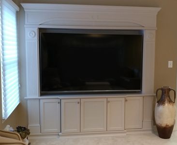 JD Designs Fine Woodworks Built-in for Large TV