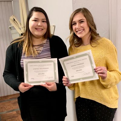 Dental assisting graduate students