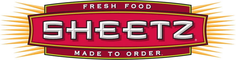 Sheetz logo
logo says "fresh food made to order"
sheetz gas stations