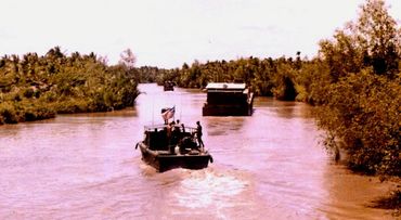 Not much room to turn around if Ambushed by Vietcong.