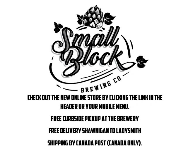 The regular lineup Small Block Brewery