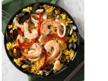 Paella a domicilio. Paella marinera. Paella de marisco. La mejor paella de Bogotá