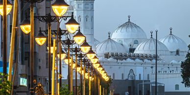 City scene in Saudi Arabia