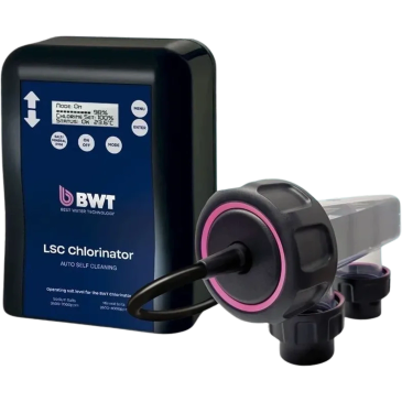 BWT LSC Chlorinator device for automatic pool water chlorination.