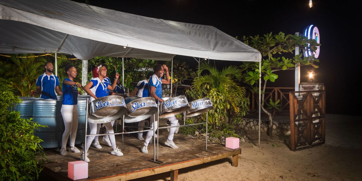 Live Steel band at jaybird's restaurant and bar 
