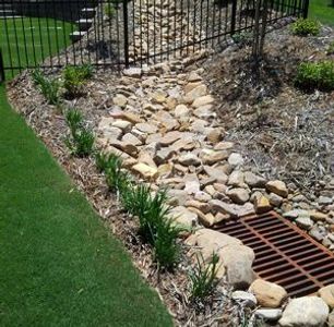 Landscape French Drain