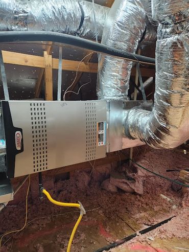 New furnace with return plenum