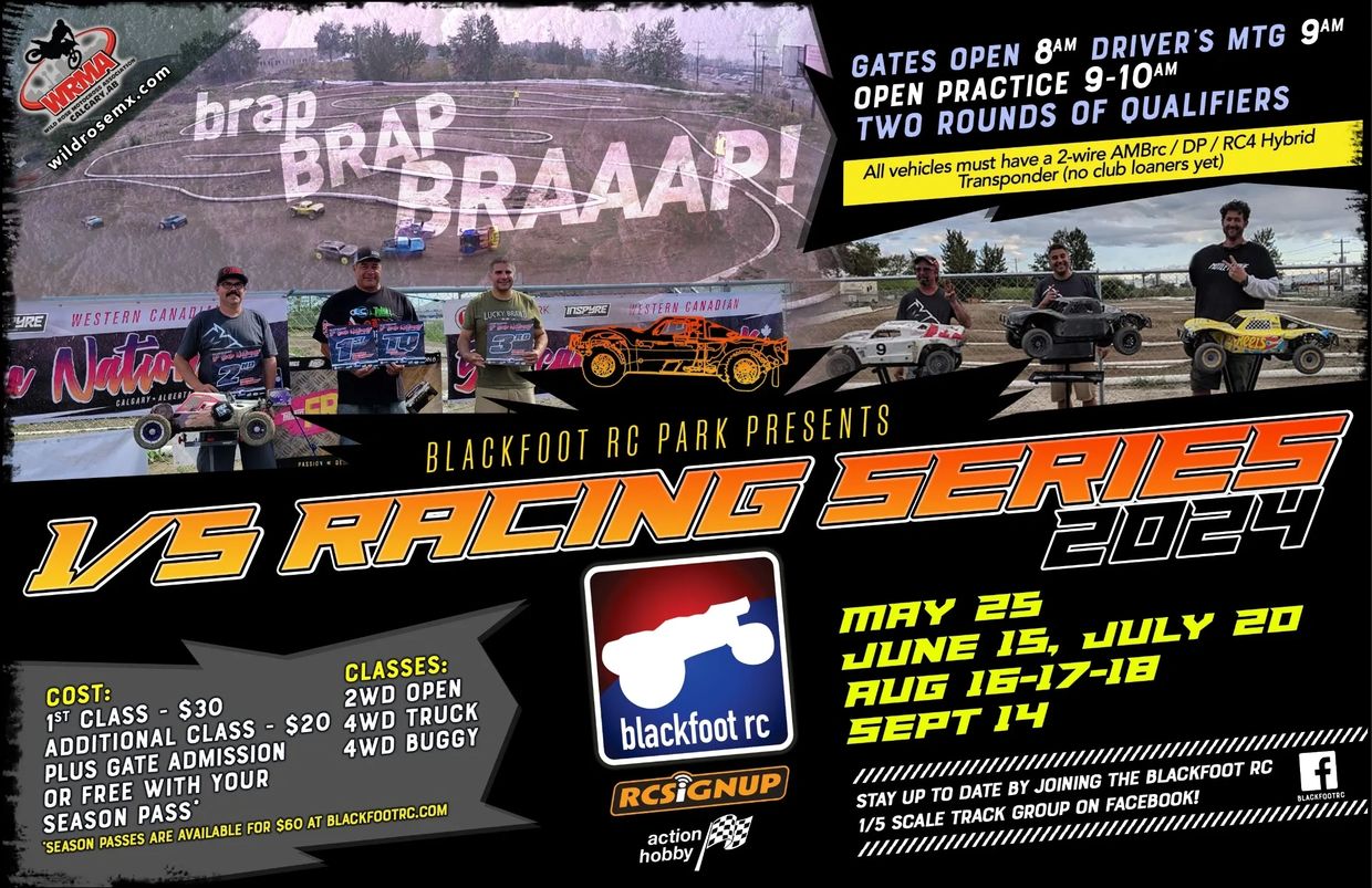 Blackfoot RC 2024 Racing 1/5 Scale Club Racing Series D
