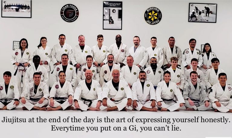 Ribeiro Cypress Bjj class photo.