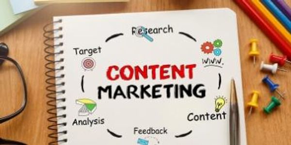 one of the marketing services -content marketing shown in the image