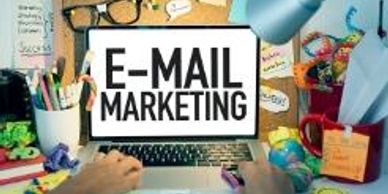 email marketing shown figuratively in the image to introduce email marketing