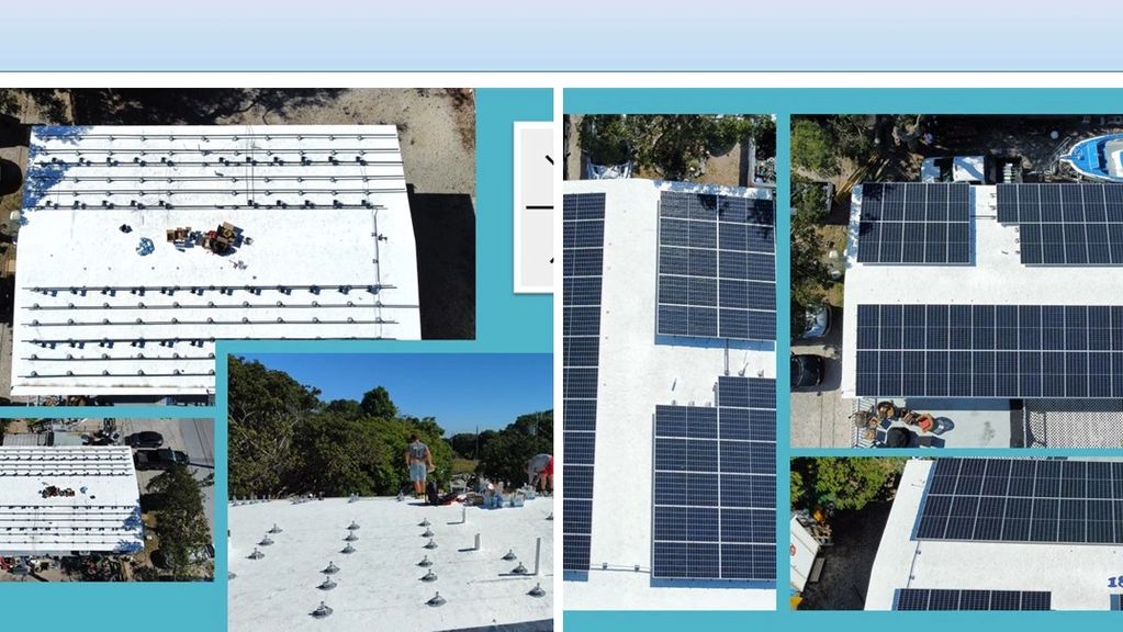 Solar install at Tavernier, Florida
