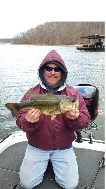 Caught on Trident Red Shad