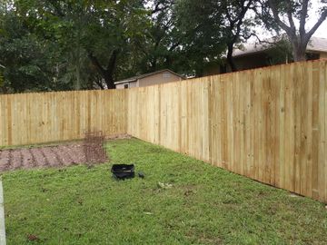 A brand new fence