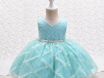 princess dress, formal dress, birthday dress, pageant dress, flower girl dress, party dress, fashion
