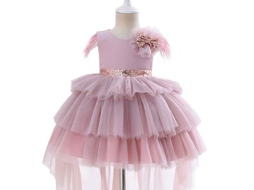 princess dress, formal dress, birthday dress, pageant dress, flower girl dress, party dress, fashion