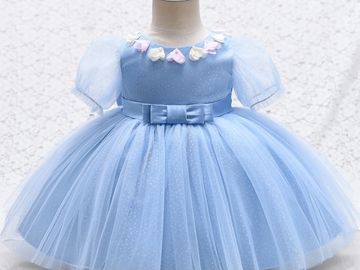 princess dress, formal dress, birthday dress, pageant dress, flower girl dress, party dress, fashion