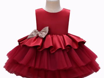 princess dress, formal dress, birthday dress, pageant dress, flower girl dress, party dress, fashion