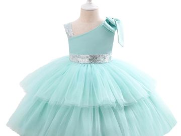 princess dress, formal dress, birthday dress, pageant dress, flower girl dress, party dress, fashion