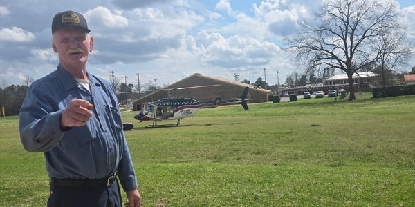 Captain Wayne Brown helping Air Evac, so we can help paitents get critical care quickly.