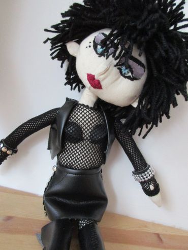 Siouxsie Sioux 3D textile miniature