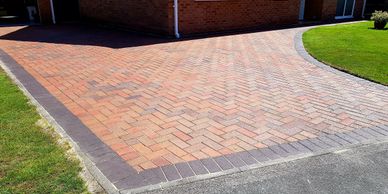 Driveway cleaned in Cheshire