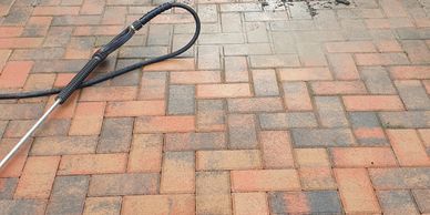 Driveway cleaned in Heswall, Wirral